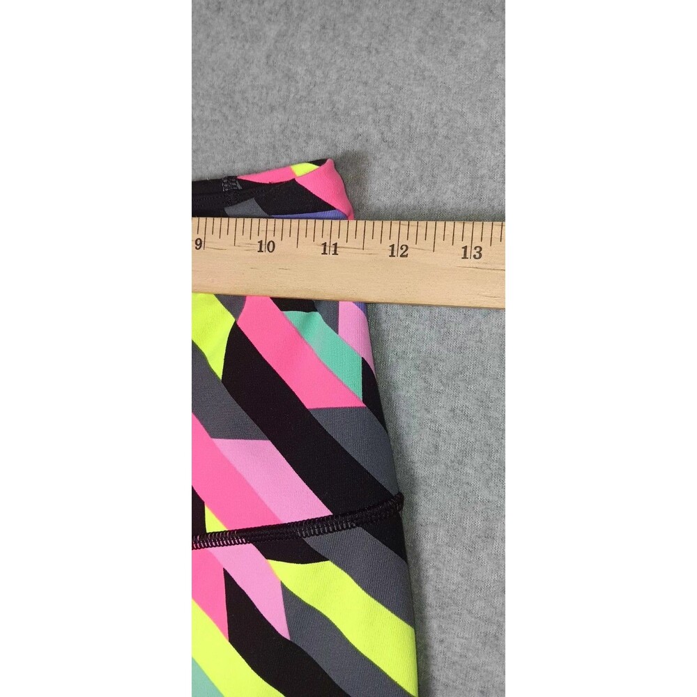 Victorias Secret VSX Sport Coolant Knockout Leggings S Neon Colorblock Abstract - Picture 6 of 10